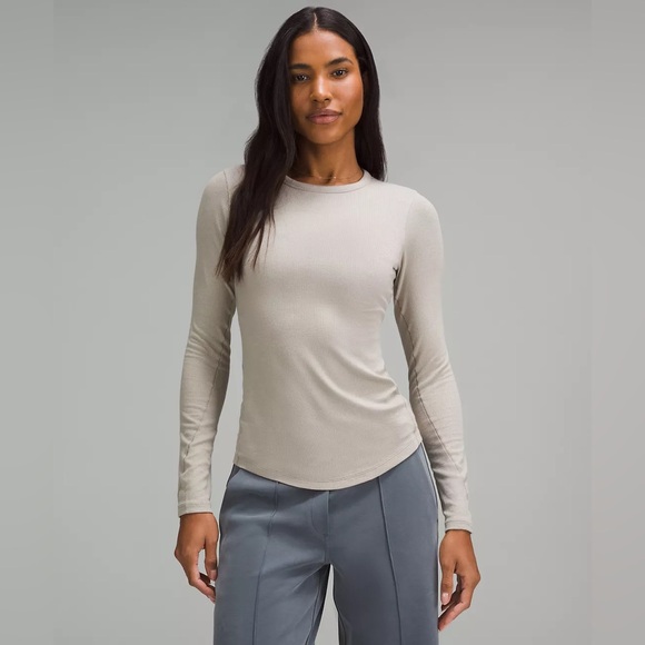 lululemon athletica Tops - NWT Lululemon Hold Tight Long-Sleeve Shirt In Riverstone